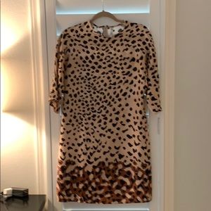 Mango leopard dress size S